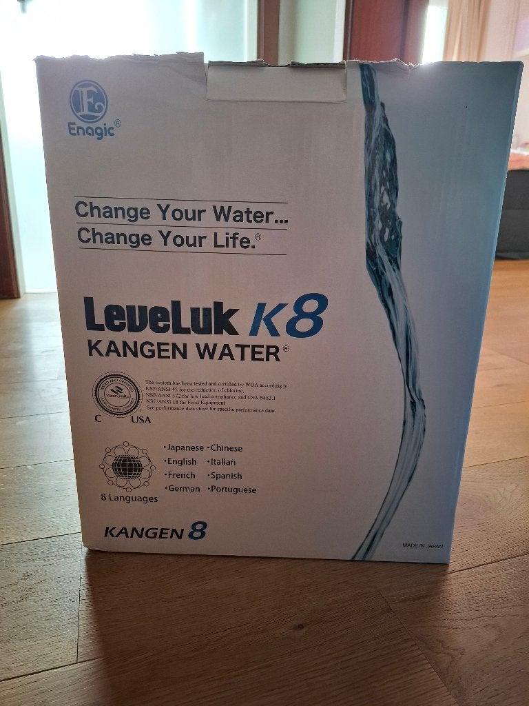 Kangen water machine K8 + Anespa douche spa, Sport en Fitness, Gezondheidsproducten en Wellness, Ophalen, Nieuw, Overige typen