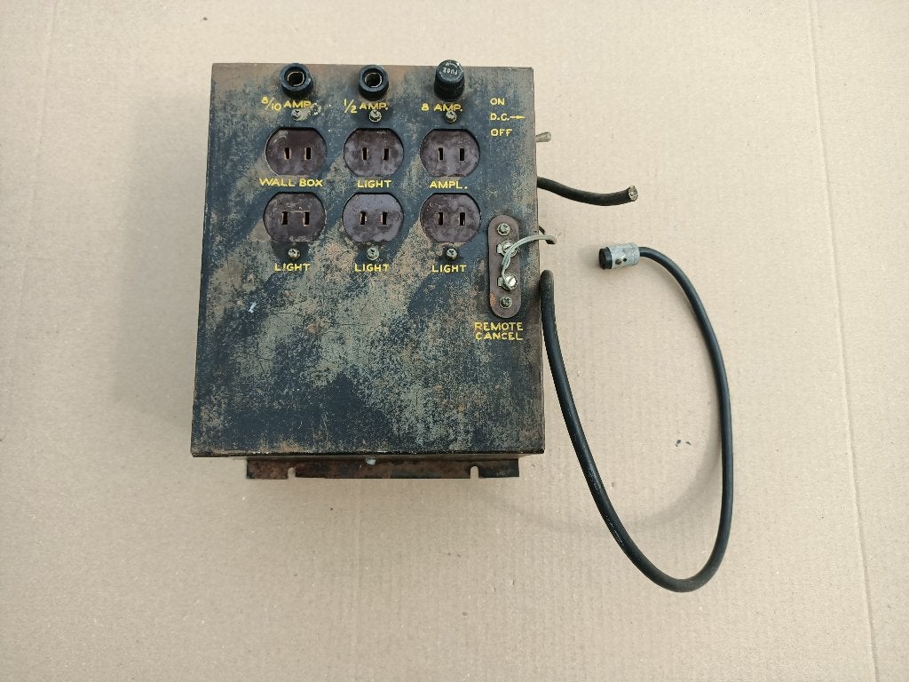 Voeding/ Verlichting AMI B (1949) jukebox, Envoi, Ami