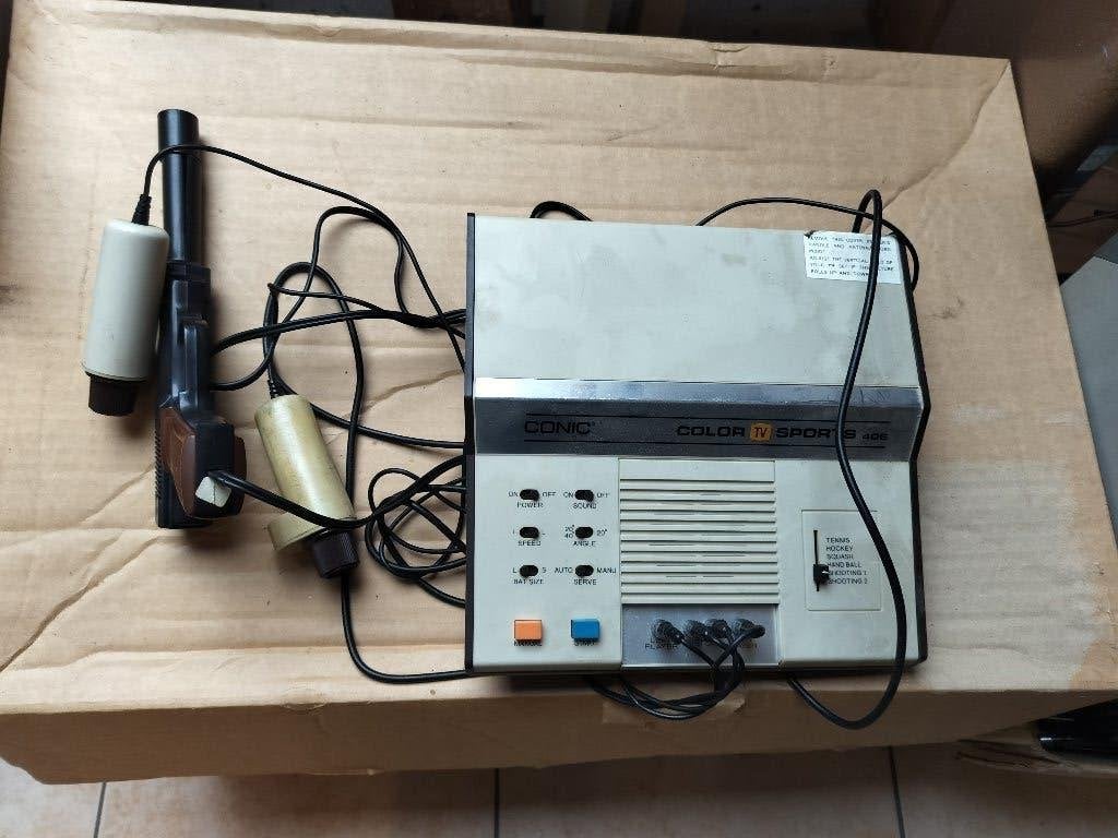 Vintage Conic Color TV Sports 406 Spelcomputer, Consoles de jeu & Jeux vidéo, Enlèvement ou Envoi, Utilisé