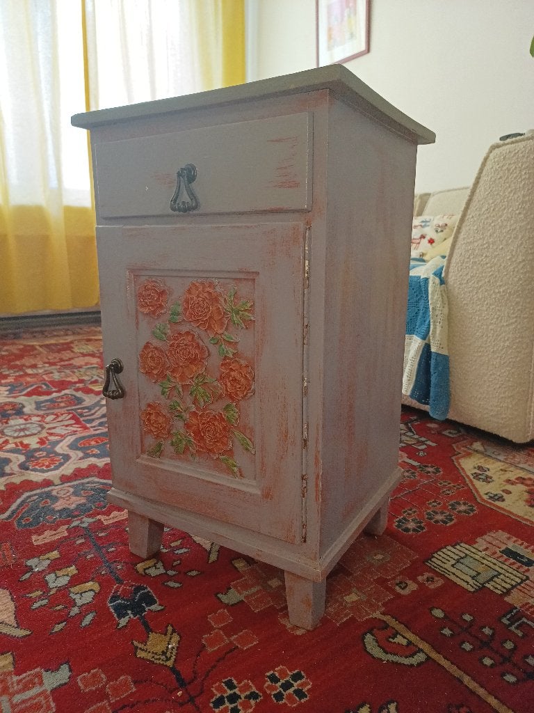 Table de chevet ou table d'appoint vintage, Maison & Meubles, Chambre à coucher | Tables de chevet, Enlèvement ou Envoi, Moins de 45 cm