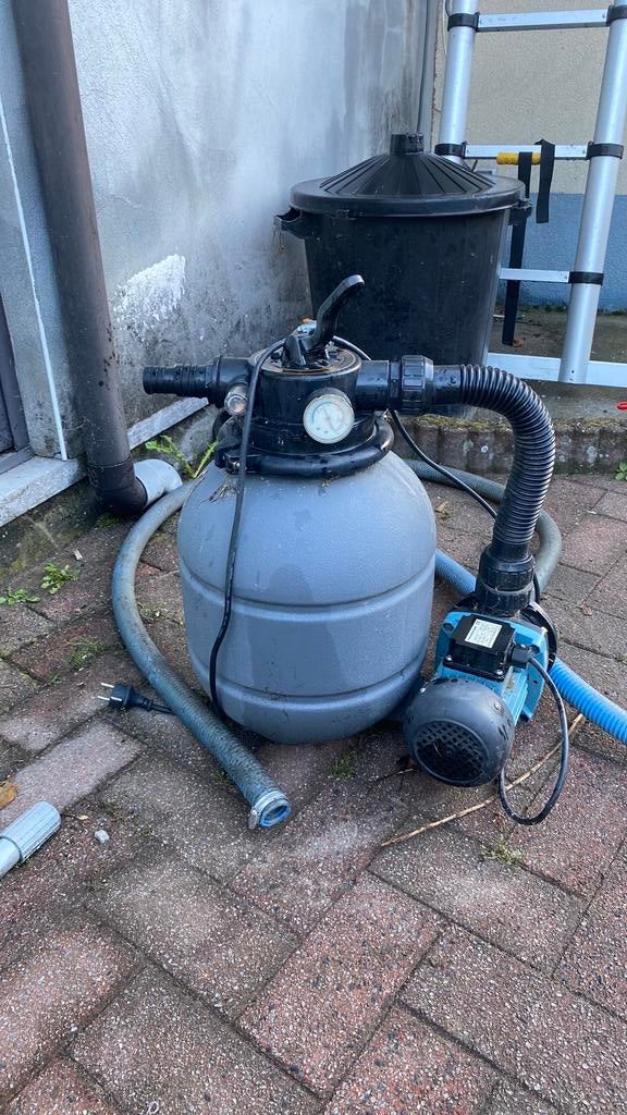 Zandfilter pomp, Tuin en Terras, Ophalen, Zo goed als nieuw