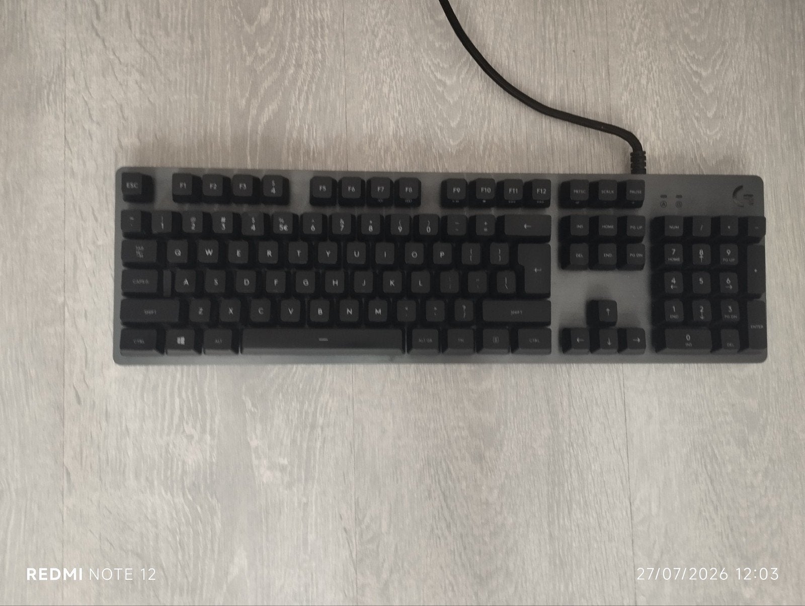 Logitech G314 Carbone, Logitech G, Clavier gamer, Comme neuf, Enlèvement