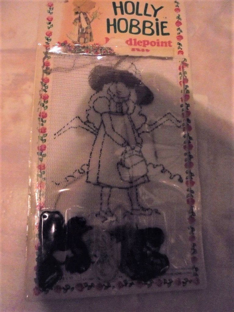 nieuw naaiwerkje meisje met bijhorende garen/wol, Ophalen of Verzenden, Nieuw
