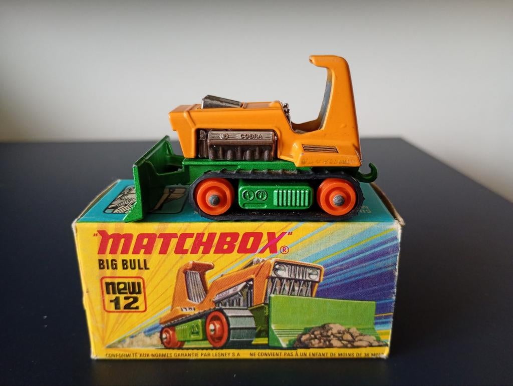 Lesney Matchbox Superfast #12 Big Bull in doosje, Ophalen of Verzenden