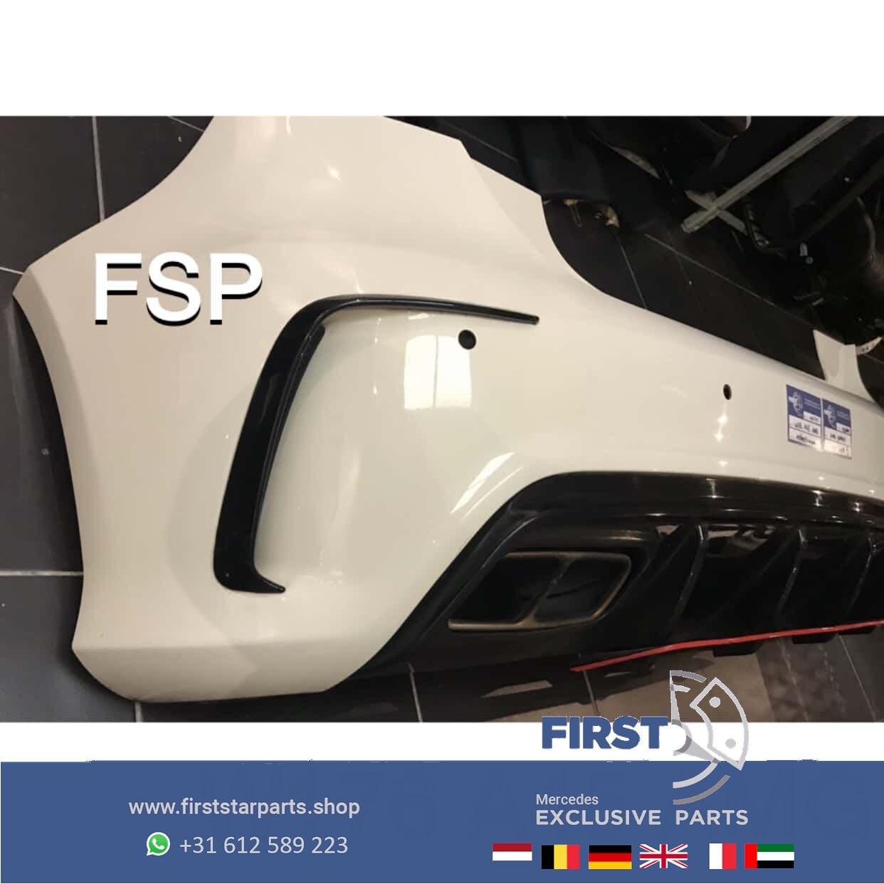 W176 A45 AMG VOORBUMPER + ACHTERBUMPER SET Mercedes A Klasse, Gebruikt, -, Ophalen of Verzenden, Bumper