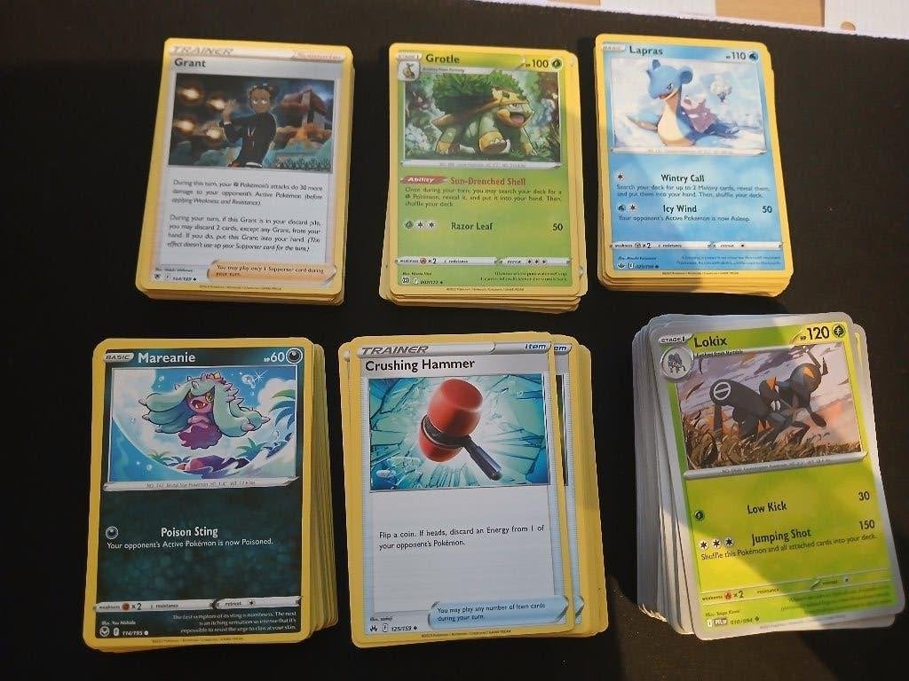 lot 280 Pokémon kaarten, Ophalen, Zo goed als nieuw, Meerdere kaarten