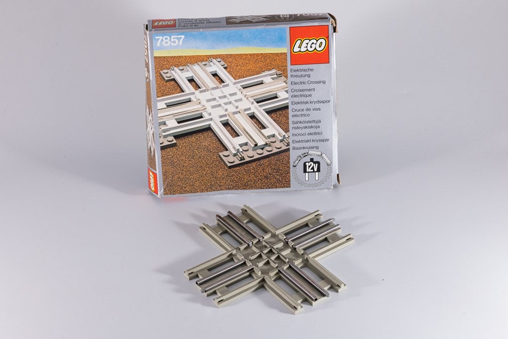 LEGO 7857 Electric Crossing 12V - compleet + doos, Gebruikt, Compleet, Overige thema's, Lego