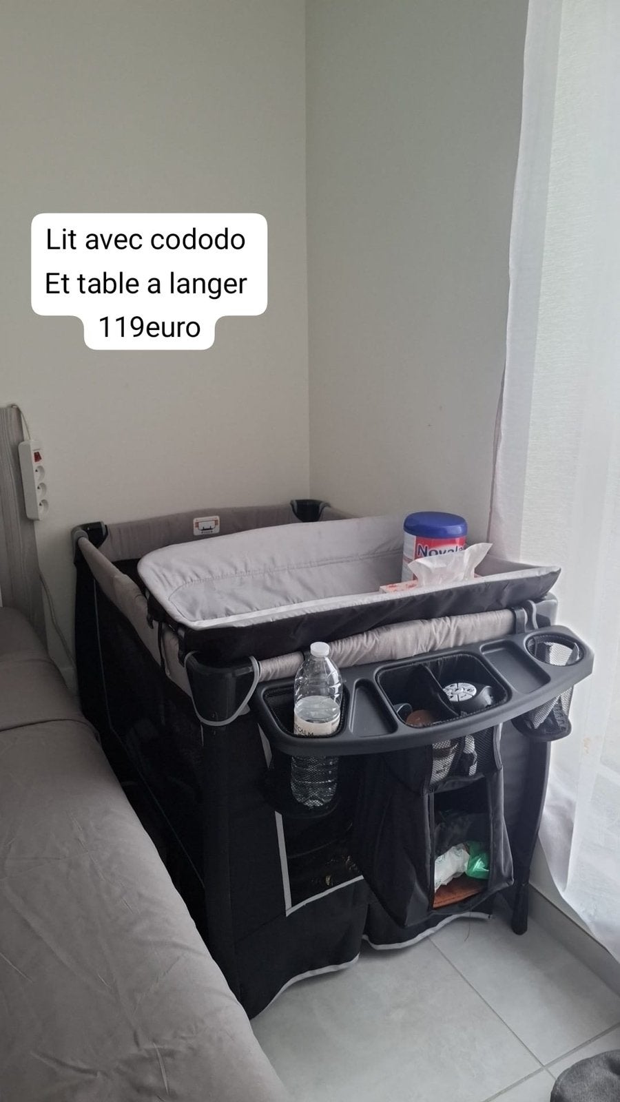 Co-slaapbed + geïntegreerde commode, Ophalen, Zo goed als nieuw