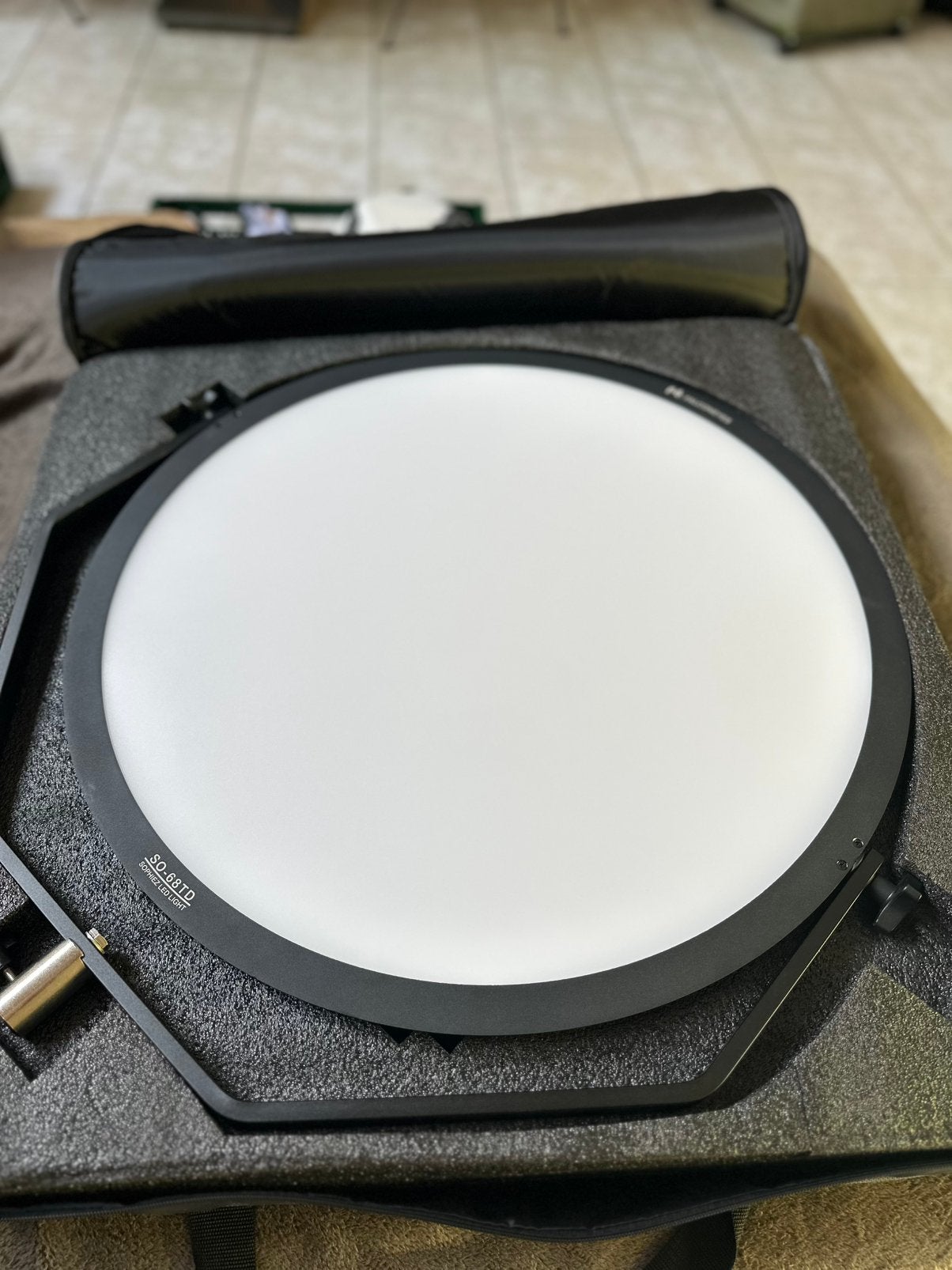 Kit éclairage studio Falcon Eyes – 3 lampes + 2 pieds, Ophalen, Falcon Eyes