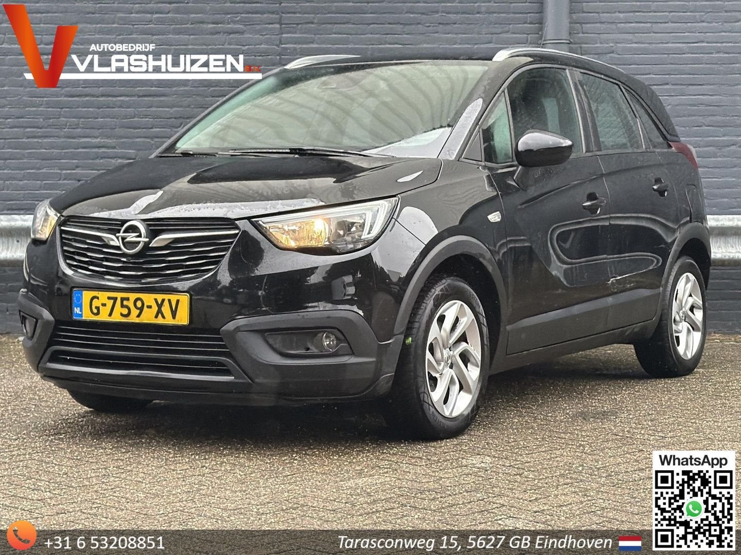 Opel Crossland X 1.2 Turbo Edition | € 5.350,- NETTO! | Crui, Auto's, Navigatiesysteem, 109 g/km, Zwart, Bedrijf