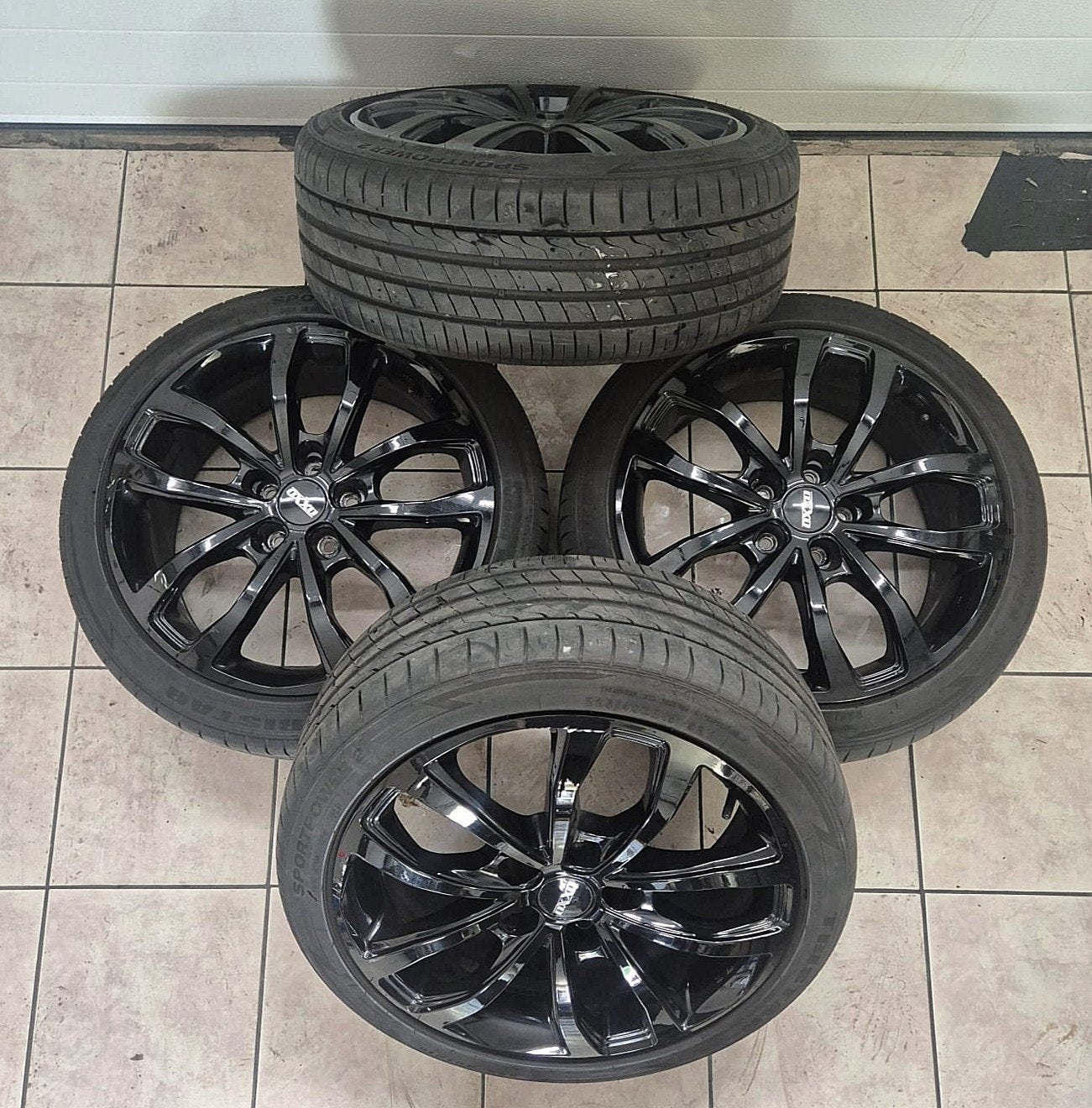 18inch velgen met banden, Auto-onderdelen, Ophalen of Verzenden, Band(en)