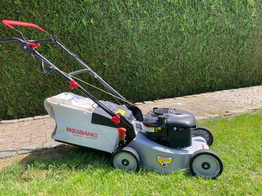 Grasmaaier weibang 100€, Ophalen, Gebruikt