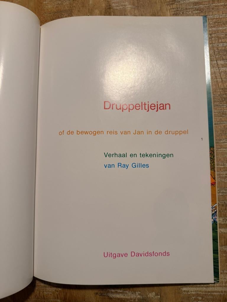 Druppeltjejan, of de veelbewogen reis van Jantje - R Gilles, Gelezen, Fictie algemeen, Ophalen of Verzenden, Ray Gilles