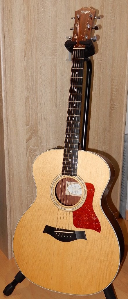 Taylor 214e + case Gator, Musique & Instruments, Enlèvement, Utilisé, Guitare Western ou Guitare Folk, Avec capteur (piezo)