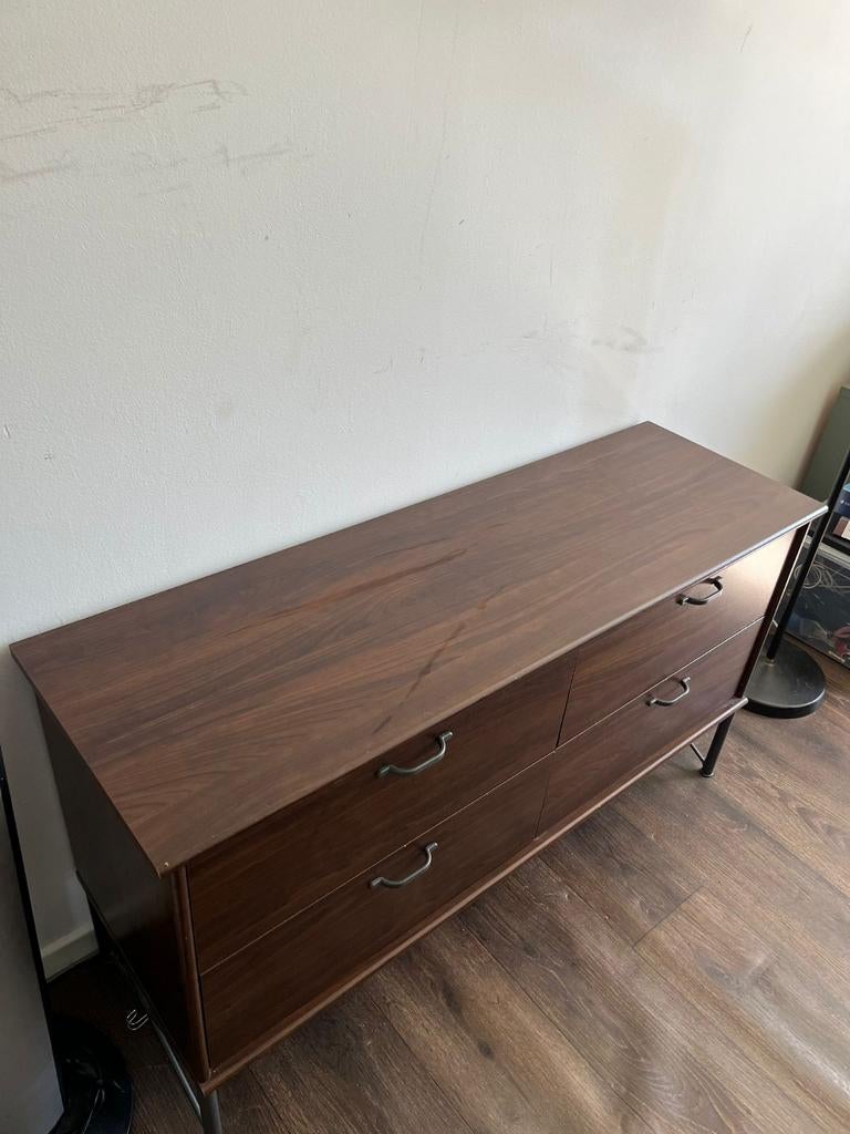 Mahonie kleur ladenkast ,,' tv kast, Huis en Inrichting, Ophalen
