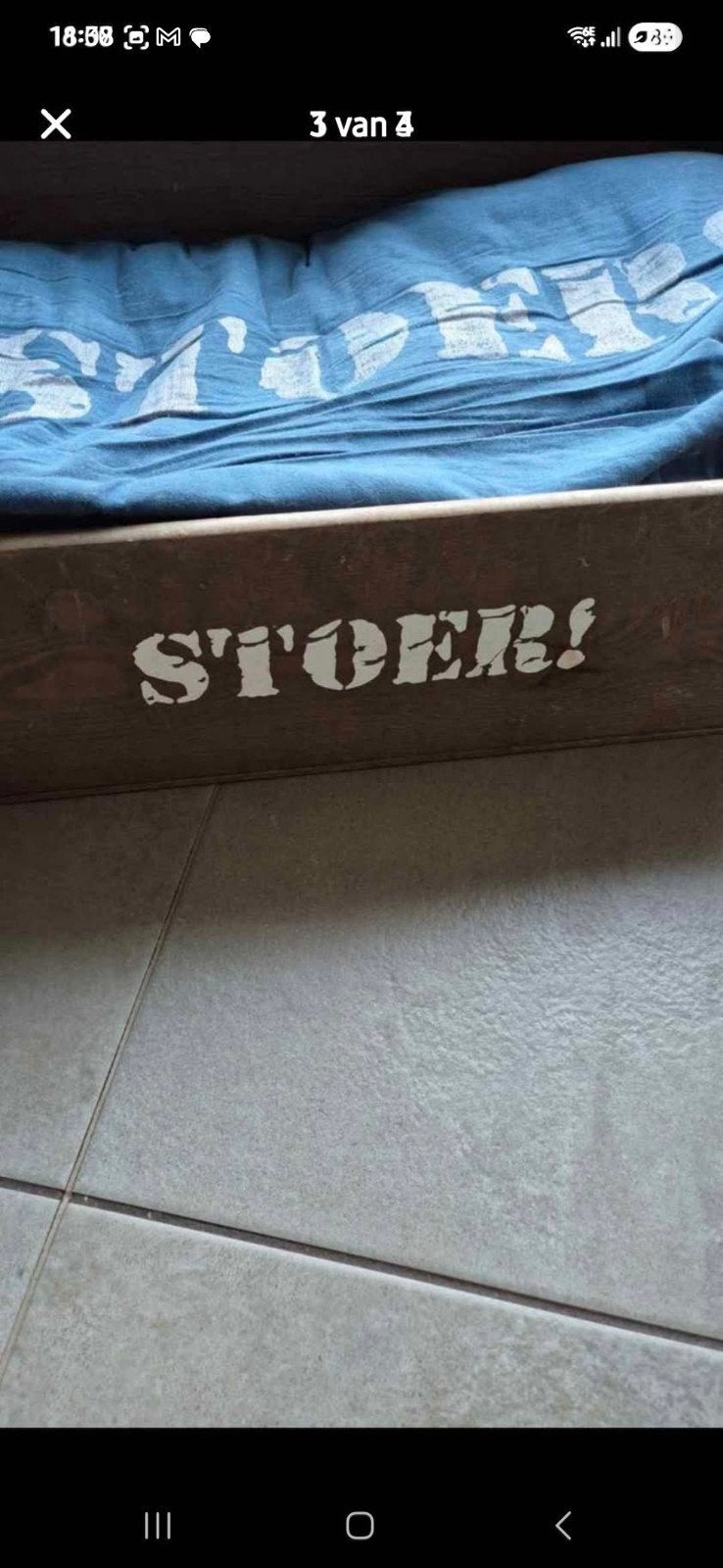 Hondenbak STOER incl kussen, Huis en Inrichting, Slaapkamer | Waterbedden, Ophalen