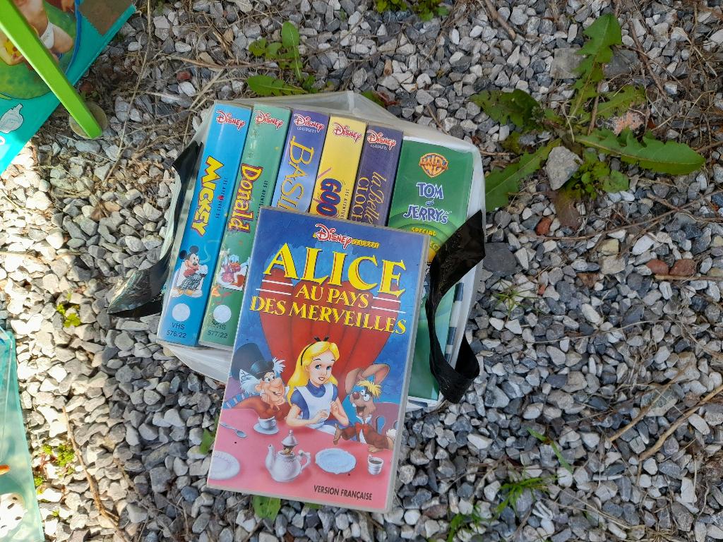 Cassettes vidéo Disney et Tom et Jerry, Ophalen, Gebruikt, Tekenfilm, Alle leeftijden