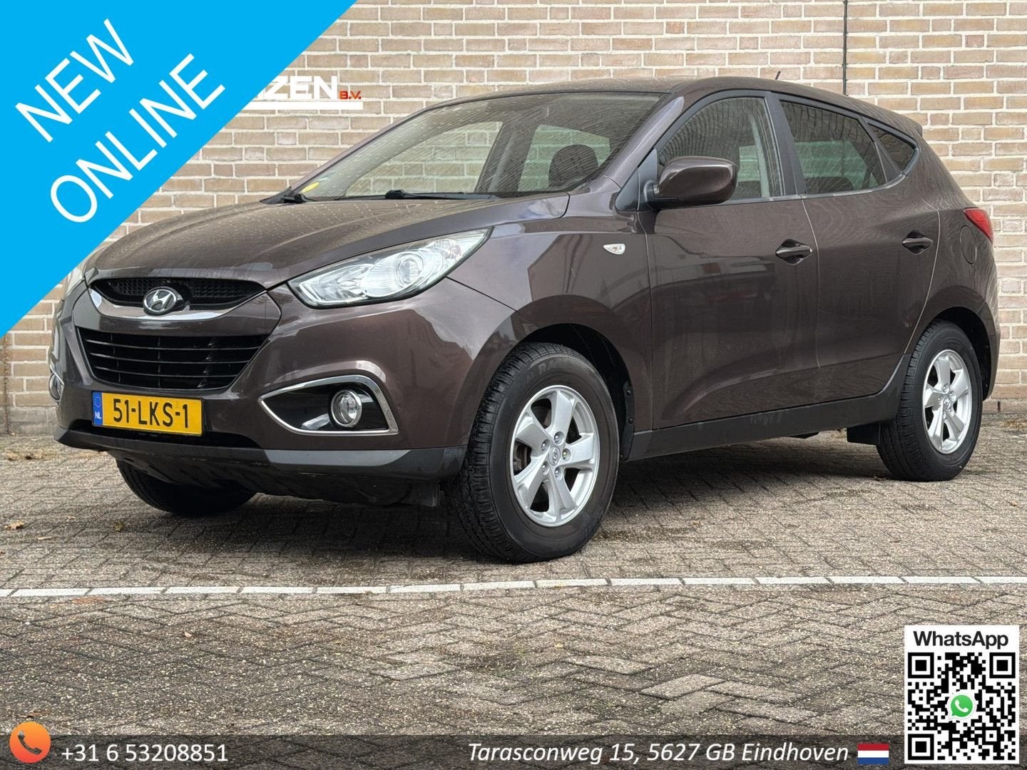 Hyundai ix35 2.0i Active | Cruise | Climate | Trekhaak |, Auto's, 177 g/km, Bruin, Handgeschakeld, SUV of Terreinwagen