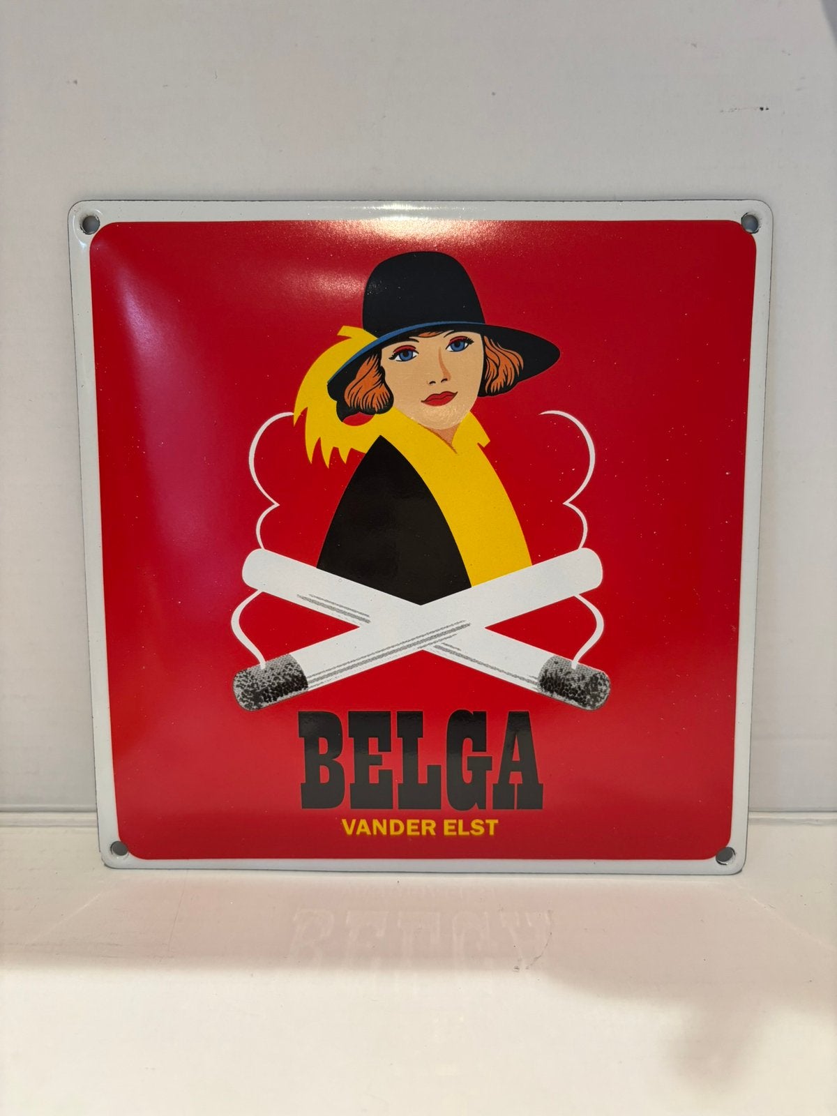 Plaque émaillée belga, Antiquités & Art, Enlèvement ou Envoi