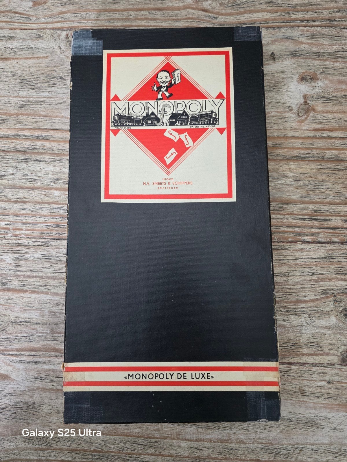 ​Zeldzaam Vintage Monopoly De Luxe (Jaren '40/'50) - N.V. Sm, Ophalen of Verzenden