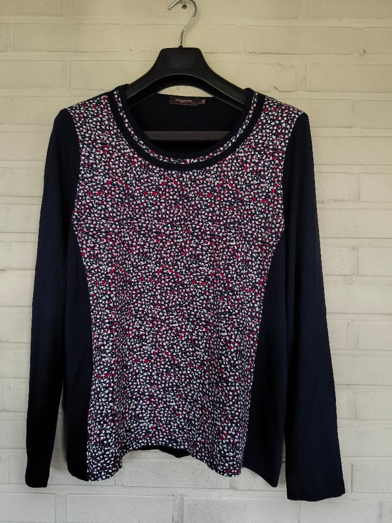 T-shirt bleu/gris/blanc/bordeaux, Claude Arielle Couture, 42, Vêtements | Femmes, Taille 42/44 (L), Claude Arielle Couture, Comme neuf