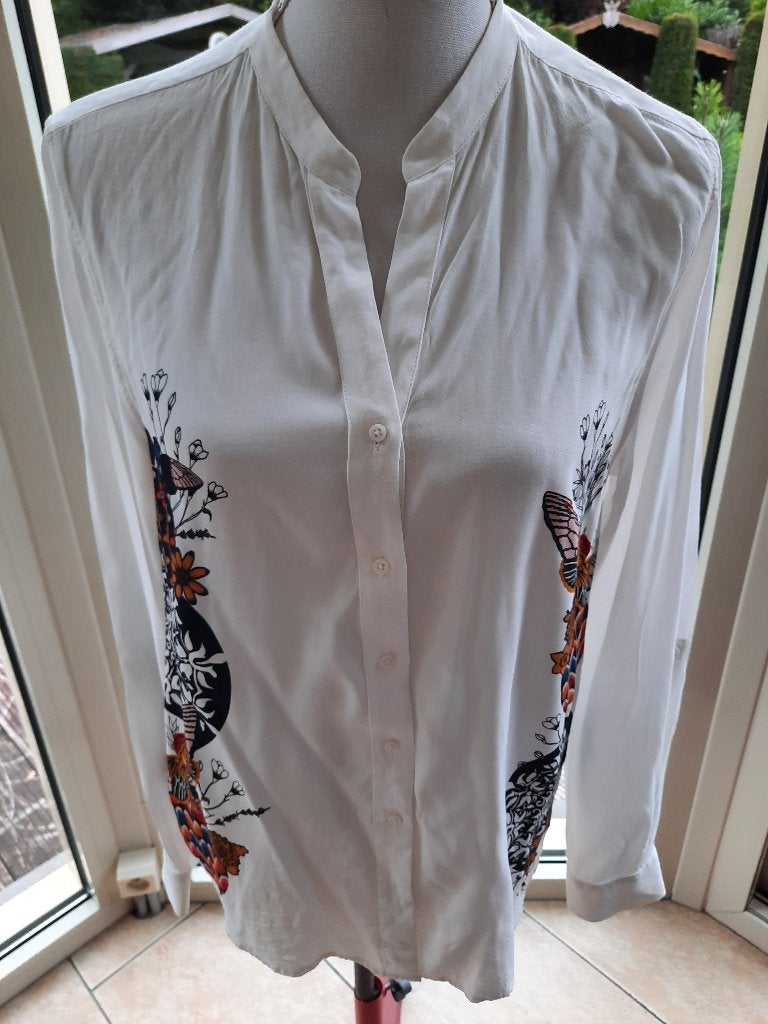 Charmante blouse DESIGUAL - M, Maat 38/40 (M), Zo goed als nieuw, Desigual, Meerkleurig