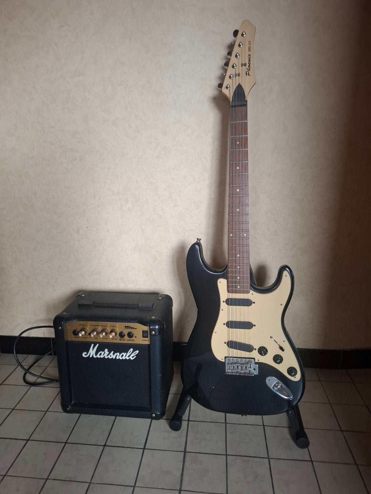 electriche gitaar en versterker, Muziek en Instrumenten, Ophalen