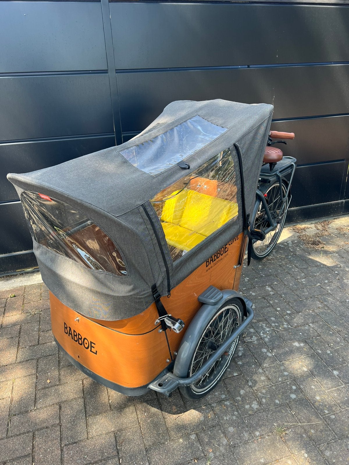 Baboe bakfiets, 4 kinderen of meer, Gebruikt, Elektrisch, Schijfrem