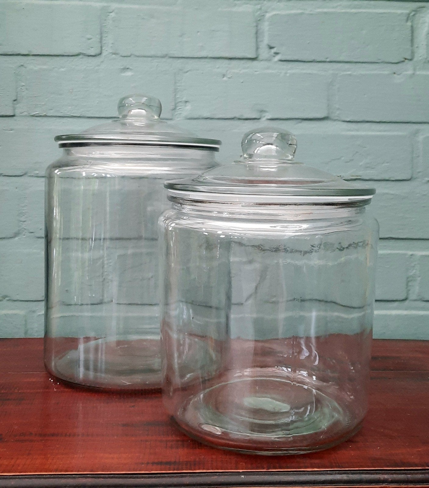 Voorraadpot glas 3.8liter of 6.2liter, Voorraadpot, Ophalen, Glas