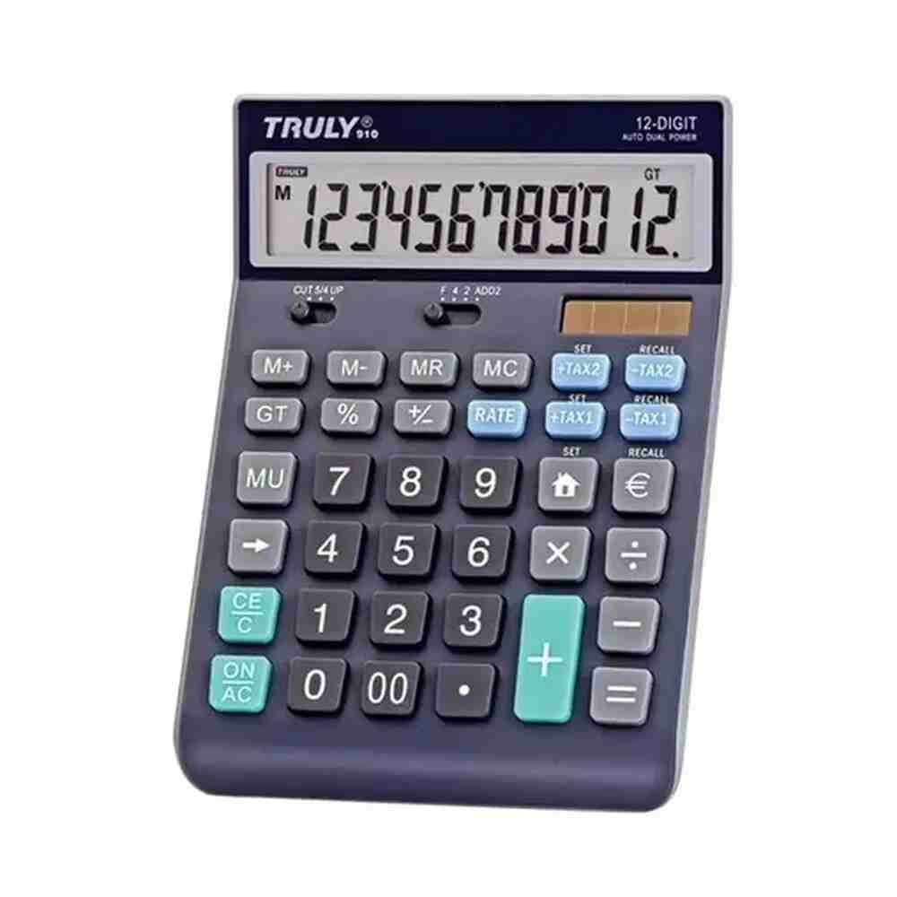 TRULY CT910BL - Calculatrice de bureau, Envoi, Neuf, dans son emballage, Autres types