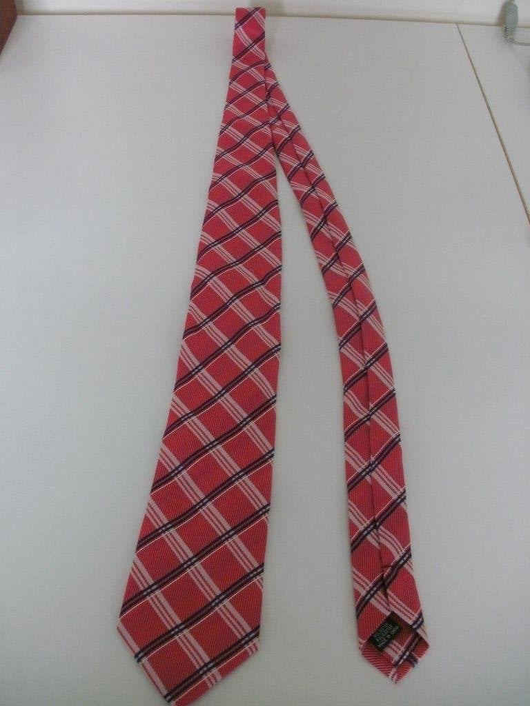stropdas (rood/blauw), Zo goed als nieuw, Met patroon, Rood, Ophalen