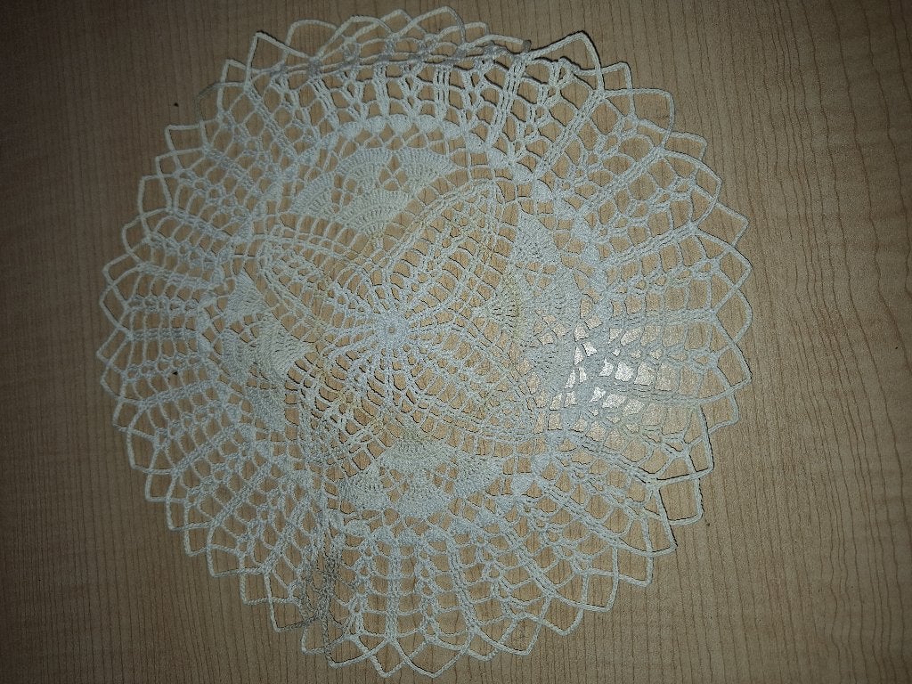 tafelkleedje, Huis en Inrichting, Tafelkleden, Ophalen of Verzenden, Zo goed als nieuw, Rond