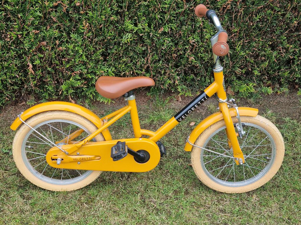 Zo goed als nieuwe Veloretti Maxi (16 inch) – Mustard Yellow, Fietsen en Brommers, Fietsen | Kinderfietsjes, Zo goed als nieuw