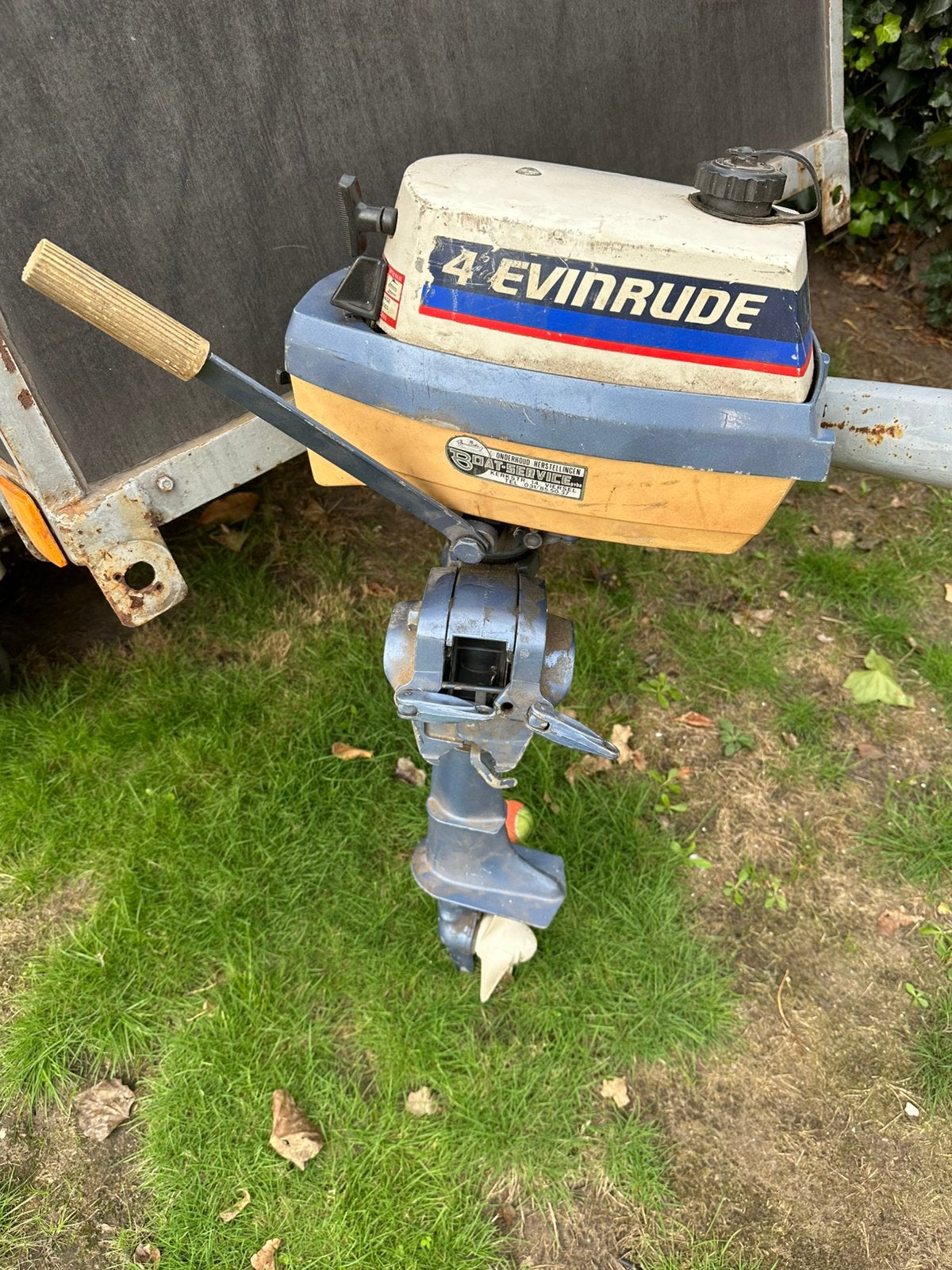Evinrude buitenboordmotor 4 pk, Ophalen, Gebruikt