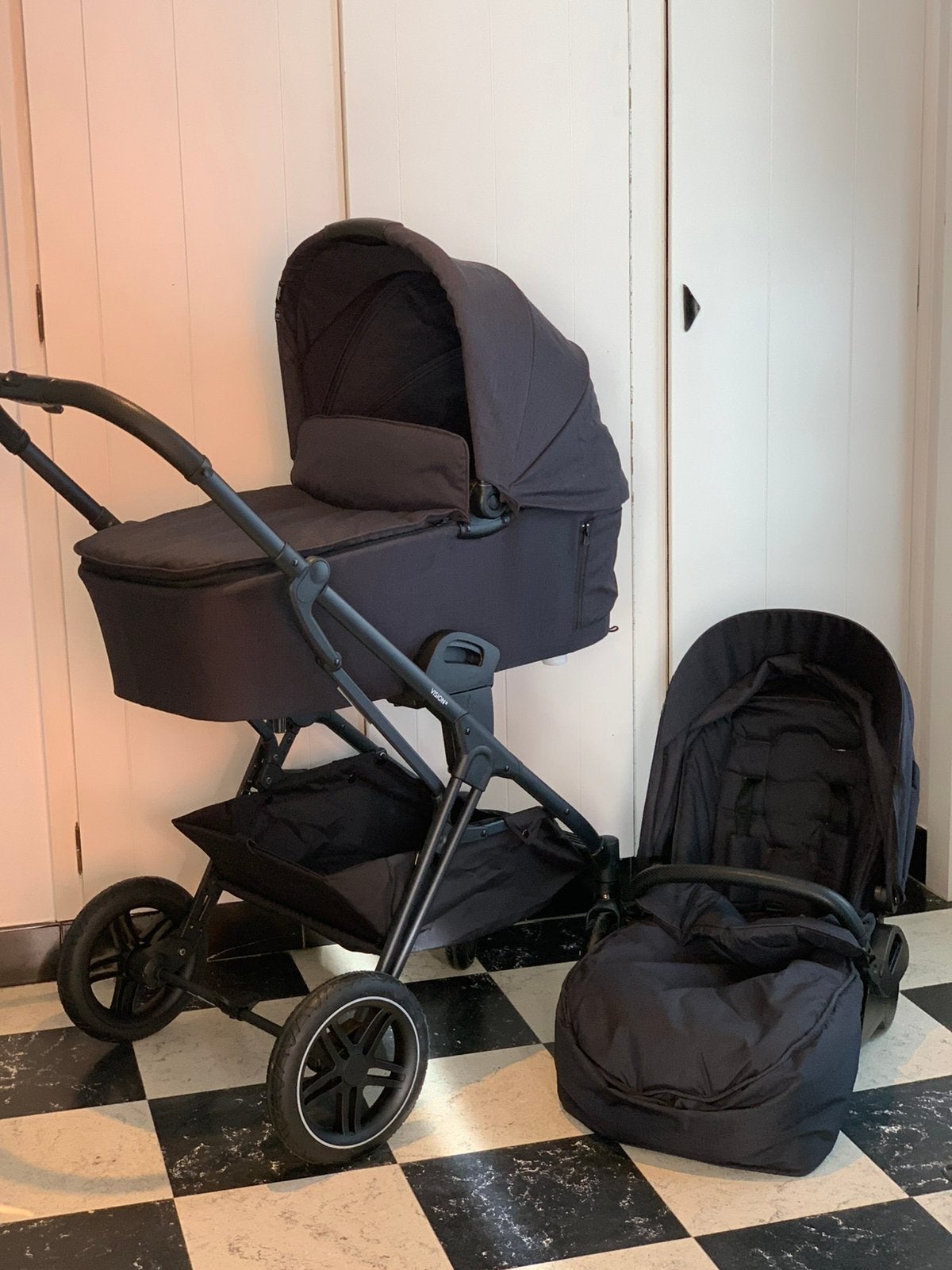 Kinderwagen hauck vision x, Kinderen en Baby's, Ophalen, Zo goed als nieuw, Kinderwagen, Overige merken