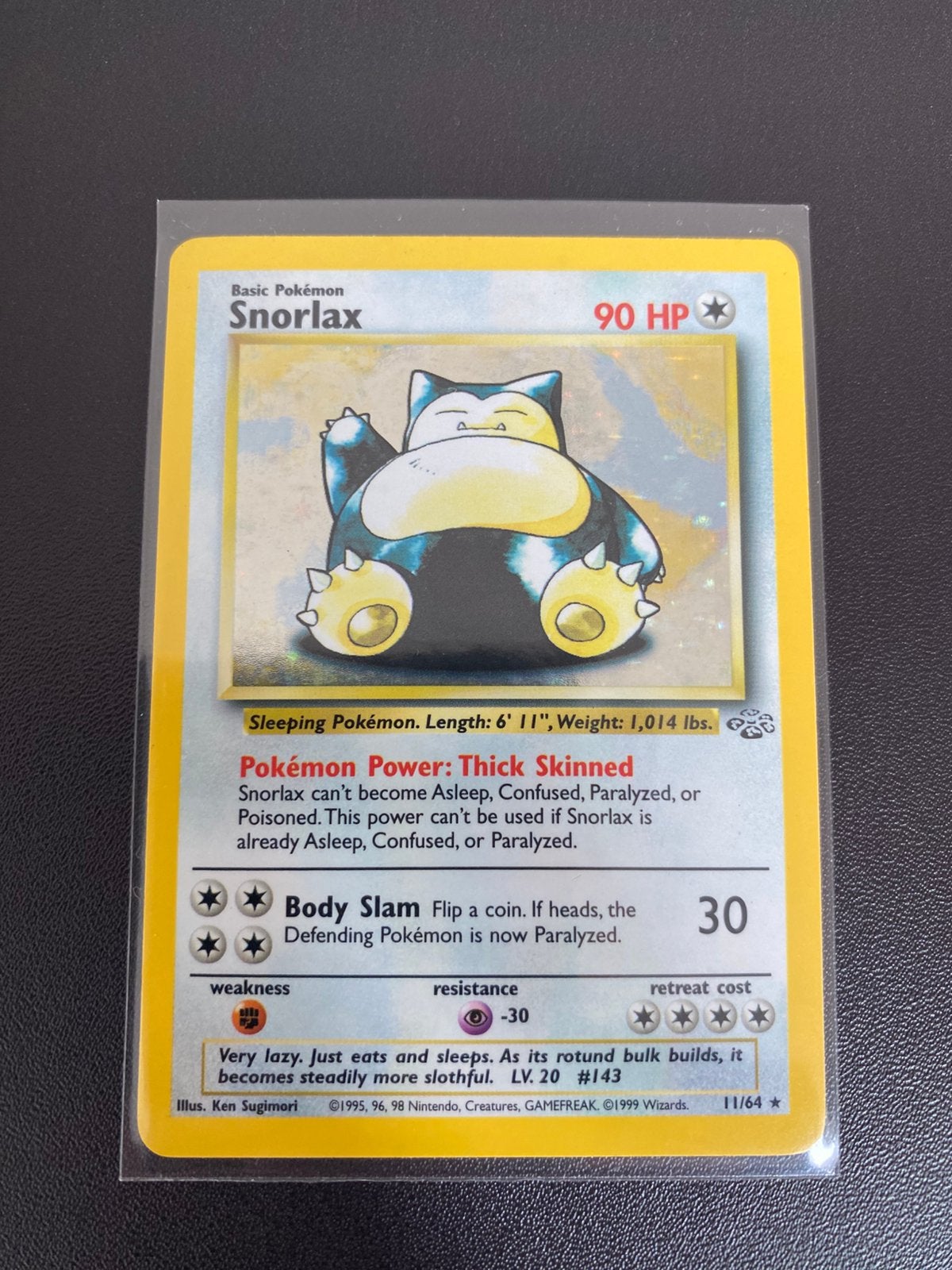 Snorlax Holo Jungle NM, Ophalen of Verzenden, Zo goed als nieuw
