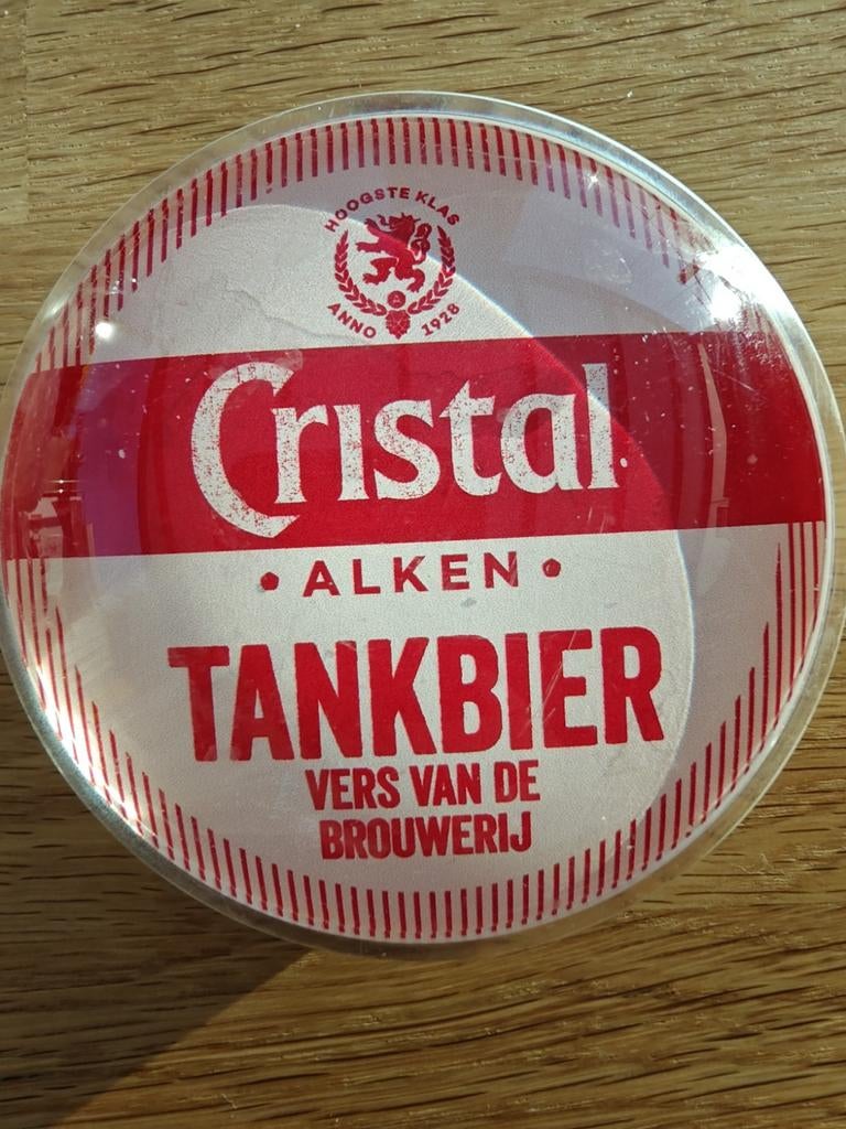 Cristal Alken, Verzamelen, Biermerken, Ophalen of Verzenden