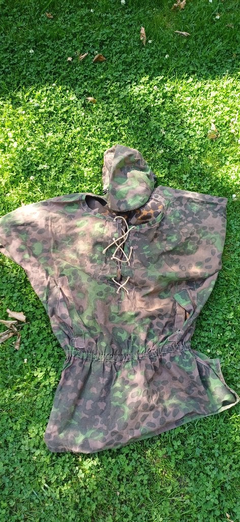 Camouflage jas, militaria, WO2, uniform, leger, Collections, Enlèvement ou Envoi, Armée de terre, Vêtements ou Chaussures