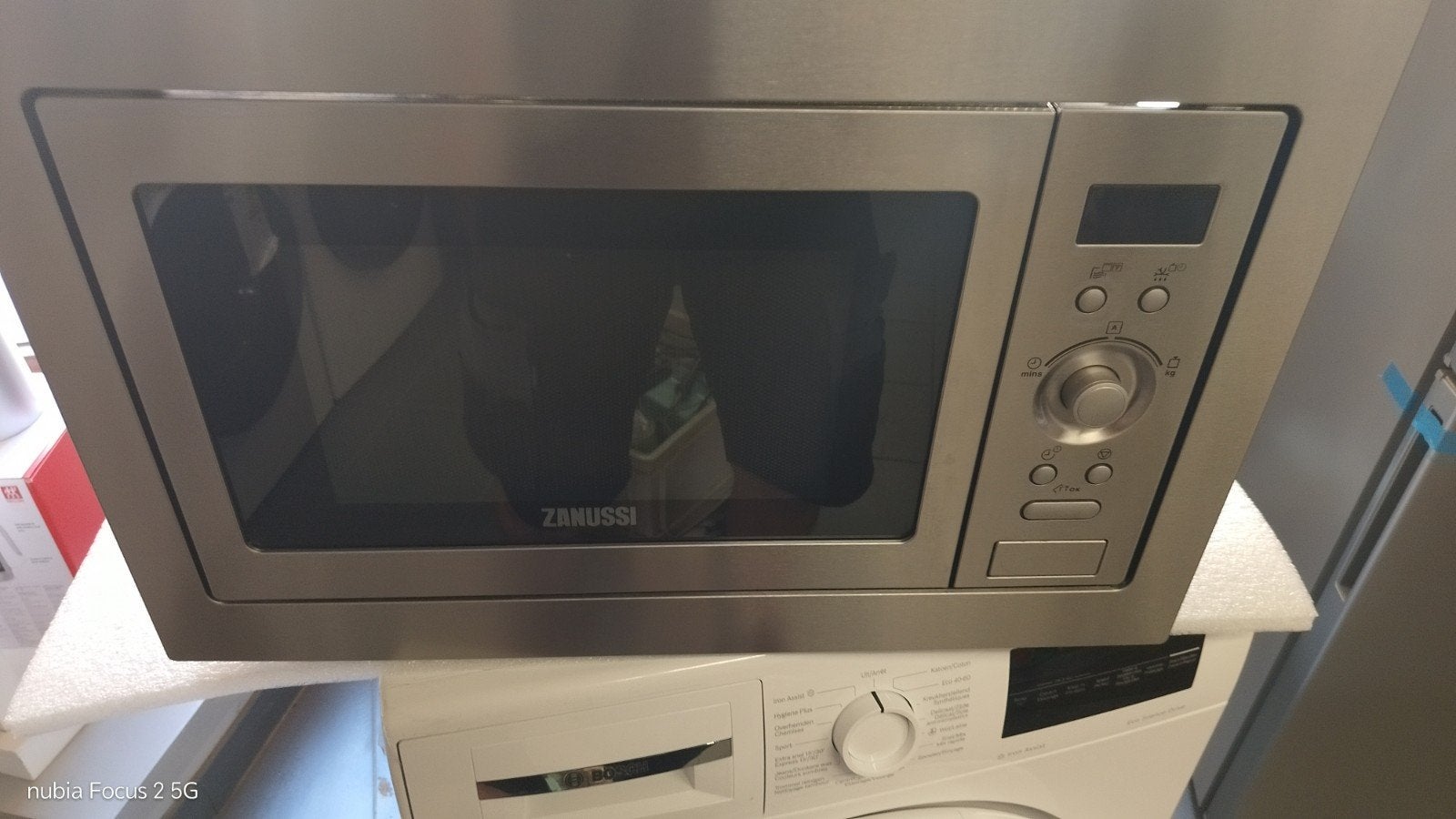 Zanussi combi magnetron 38 cm, Elektronische apparatuur, Microgolfovens, Ophalen of Verzenden, Grill