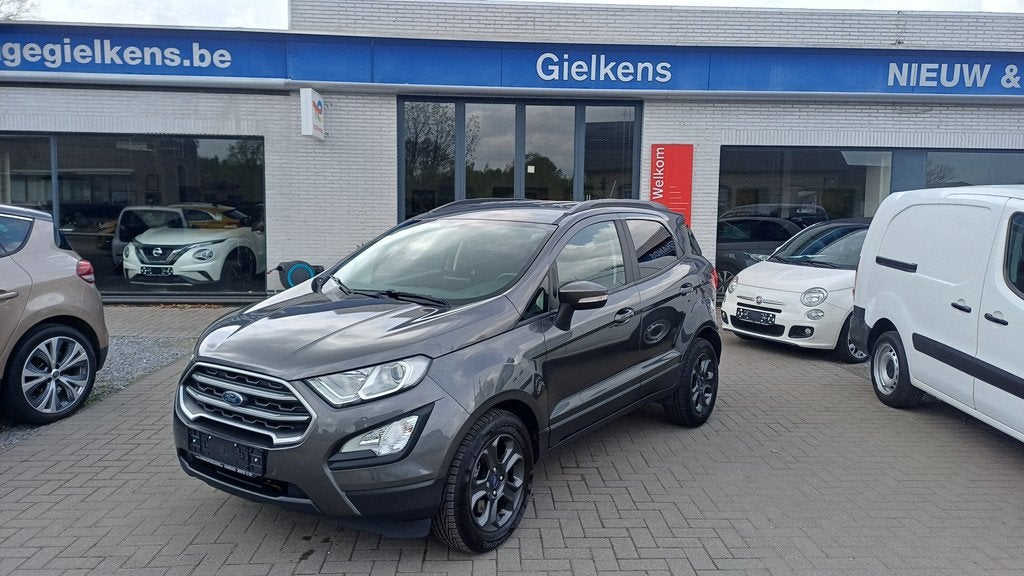 Ford Ecosport 1.0 Ecoboost AUTOMAAT/1J. GARANTIE, Auto's, Ford, Stof, Gebruikt, Ecosport, Navigatiesysteem