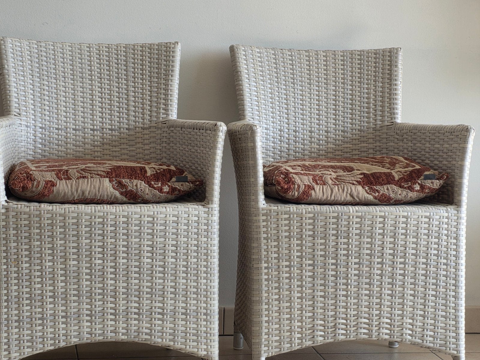 2 rotan zeteltjes, Tuin en Terras, Ophalen, Rotan