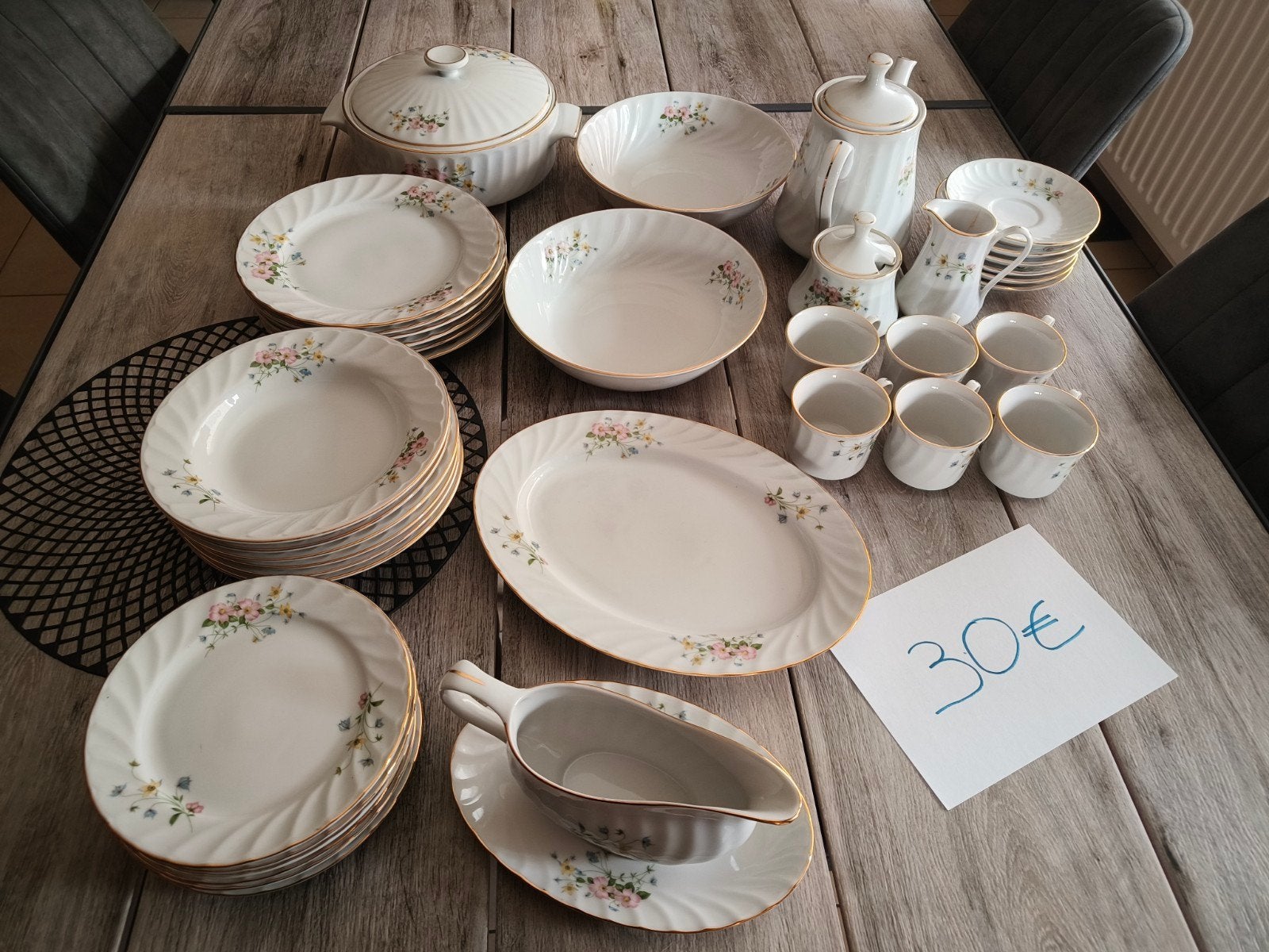 Eet servies 6 personen, Huis en Inrichting, Keuken | Servies, Ophalen