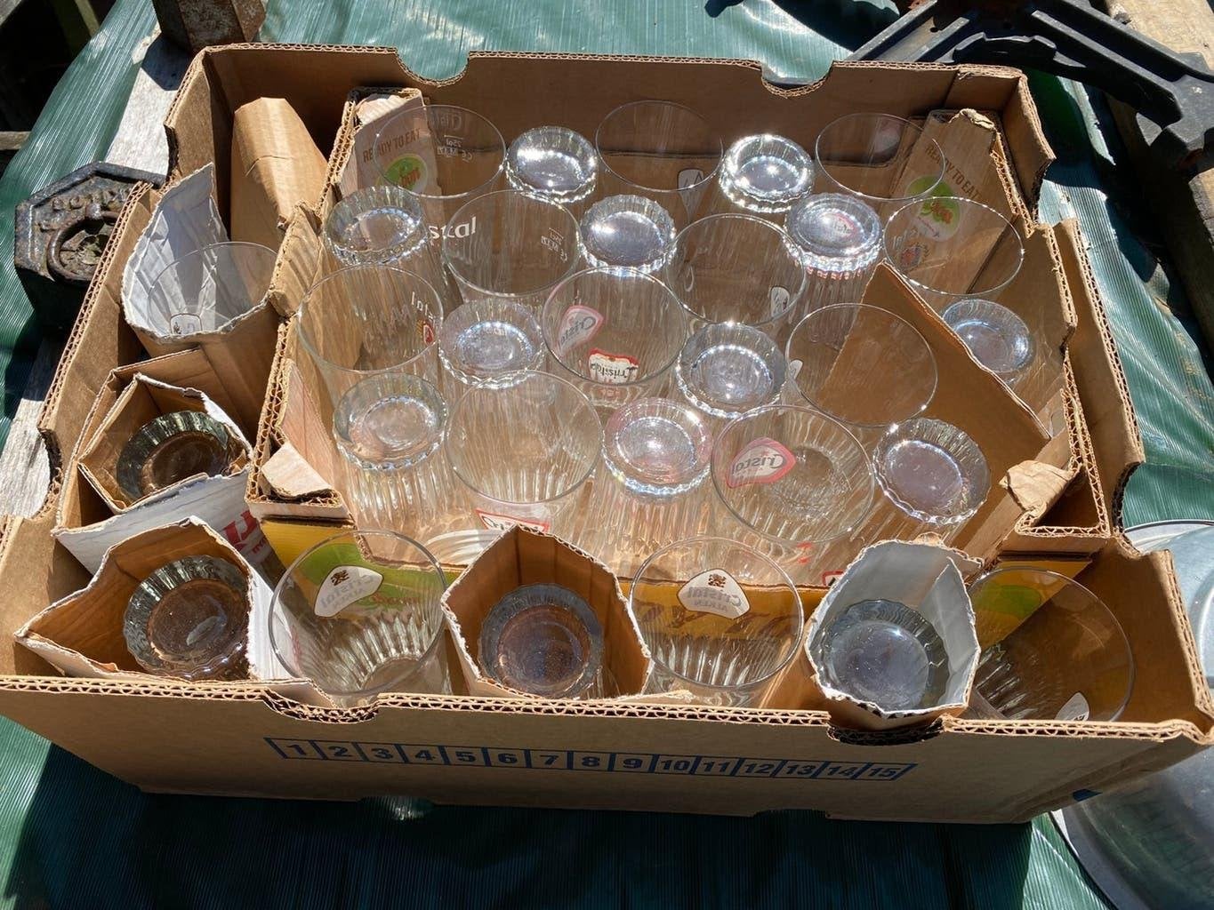 cristal alken tulpjes x 36, Verzamelen, Ophalen, Gebruikt, Glas of Glazen, Overige merken