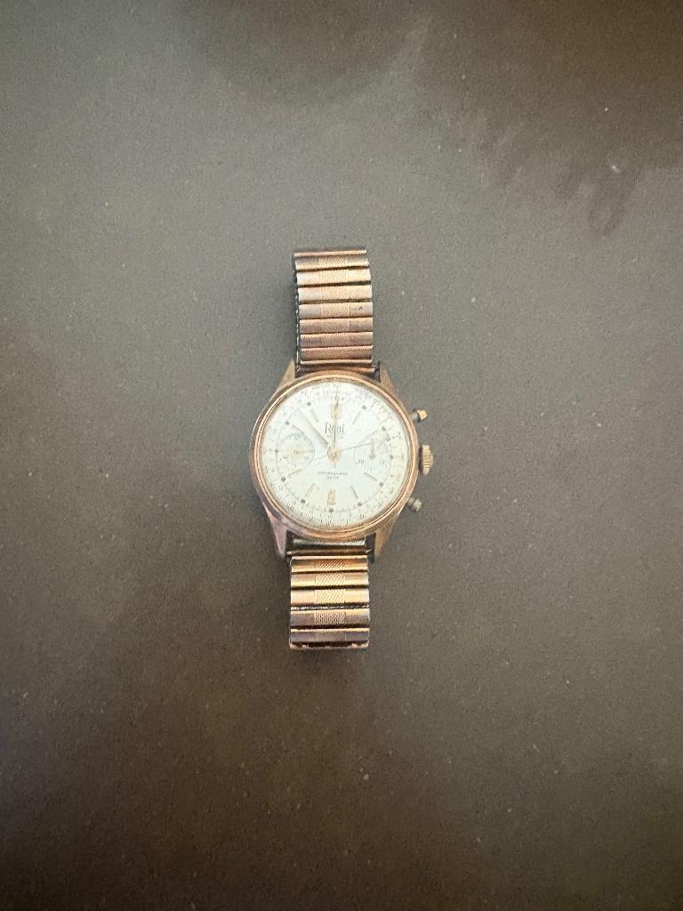 Montre Vintage REAL -1970, Overige merken, Met bandje, Polshorloge, Goud