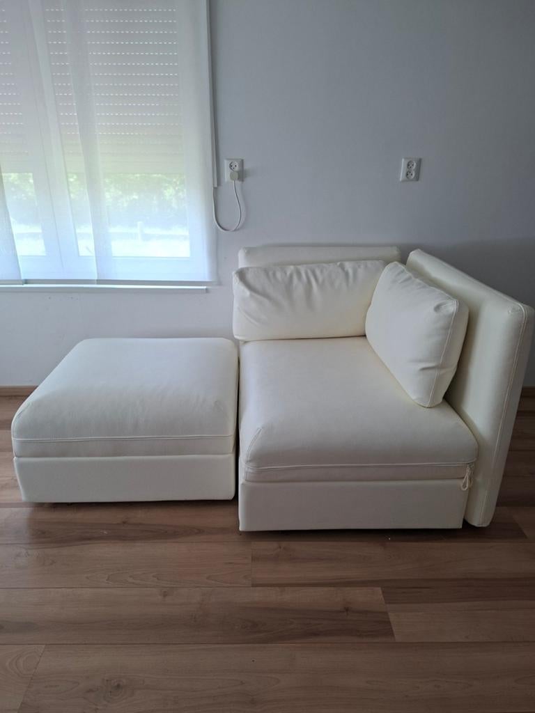 Vallentuna zetelbed + zit met opberger, Enlèvement, Cuir