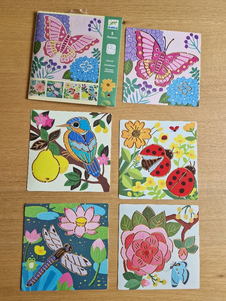 djeco sjablonen dieren, Kinderen en Baby's, Speelgoed | Educatief en Creatief, Ophalen, Knutselen