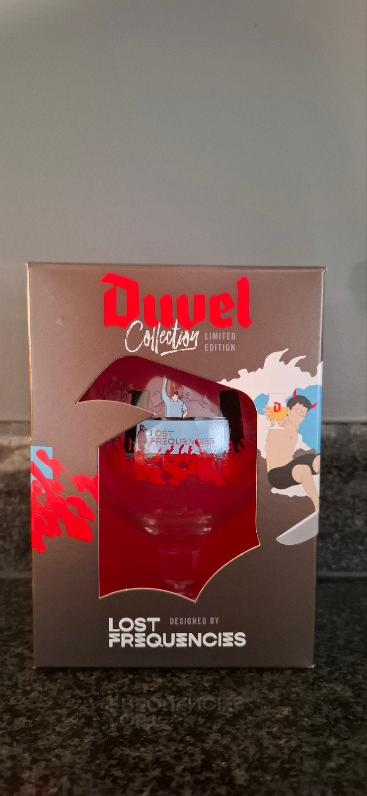 Duvel glas 'Lost Frequencies' met glow-in-the-dark elementen, Verzamelen, Ophalen, Duvel