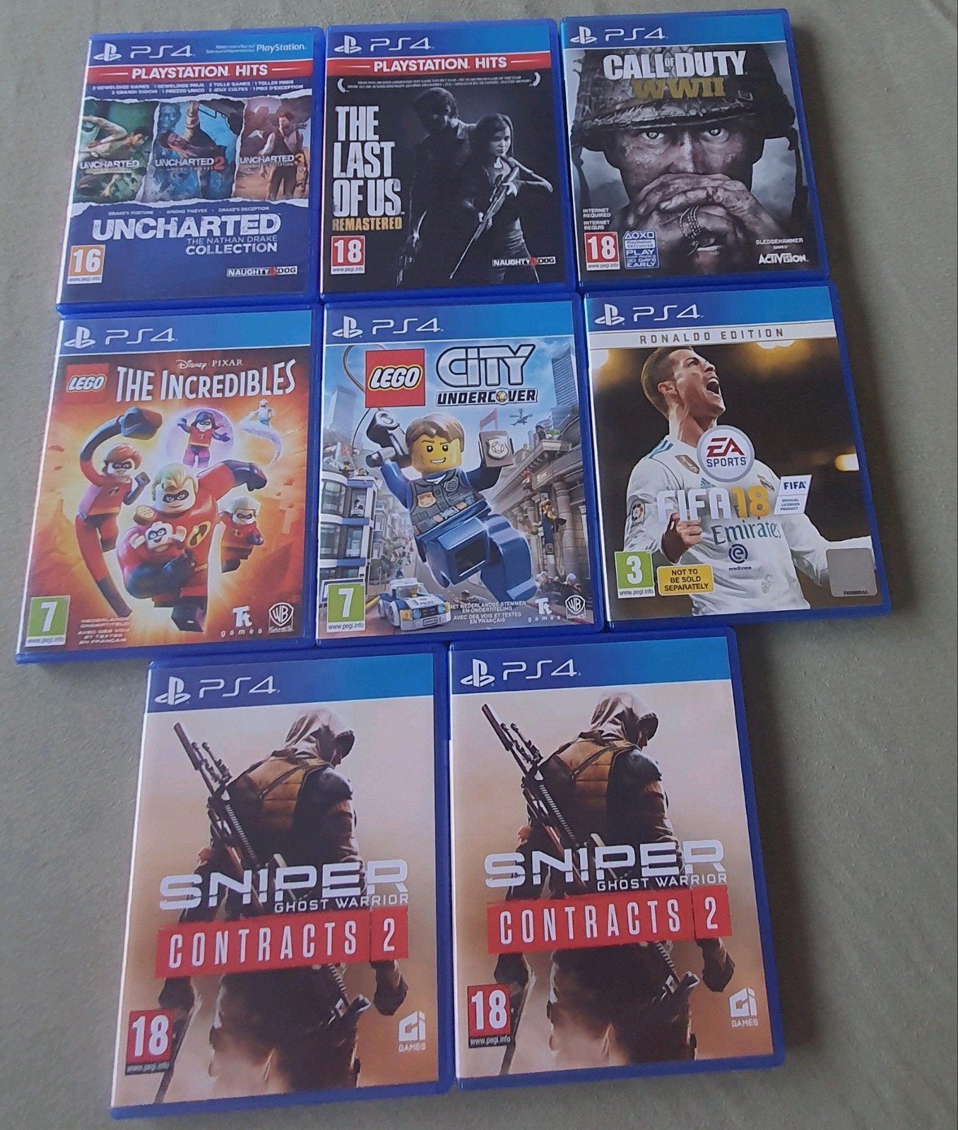 Playstation 4 games, Ophalen
