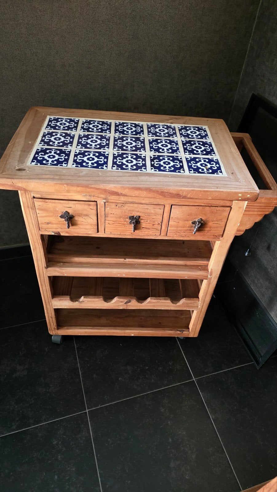 buffettafel voor bbq, Ophalen, 50 tot 100 cm, Zo goed als nieuw, 3 of 4 laden
