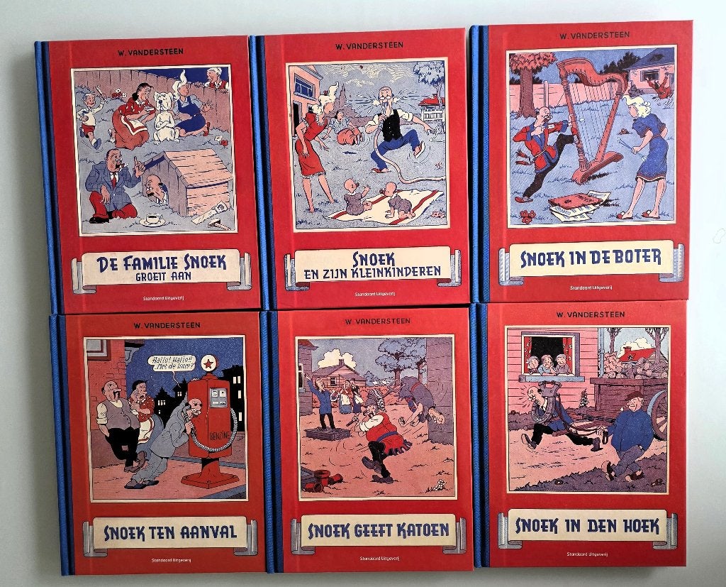 7 stripboeken Familie Snoek, Boeken, Stripverhalen, Ophalen of Verzenden